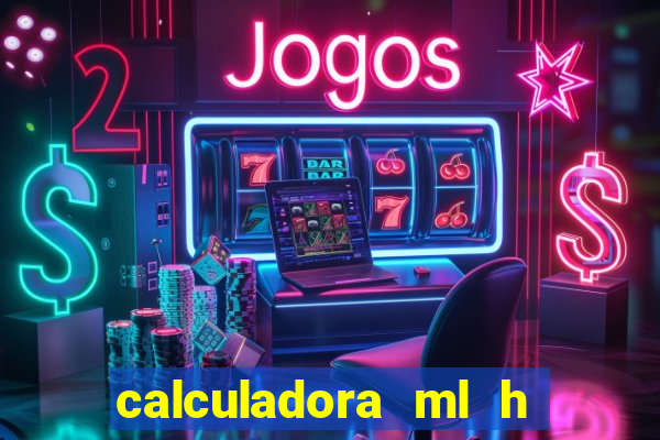 calculadora ml h para mcg kg min